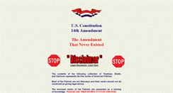 Desktop Screenshot of 14th-amendment.com