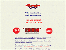 Tablet Screenshot of 14th-amendment.com